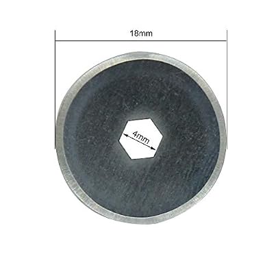AUTOTOOLHOME 20 Pack 18mm Rotary Cutter Blades Cutting Fabric Paper Quilting Sewing Patchwork Tool