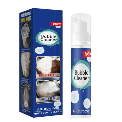 Bubble Cleaner Foam Spray,Foam Heavy Oil Stain Cleaner,Bubble Cleaner Foam,Kitchen Bubble Cleaner Spray,All Purpose Foam Cleaner,Kitchen Cleaner,Powerful Stain Remove,Bubble Spray,Foam Cleaner