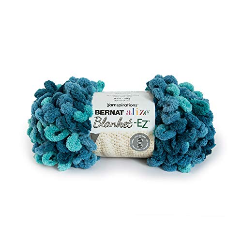 Image of Bernat Alize Blanket-EZ Yarn, Seaport Teals