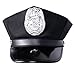 Shurhome Fashionable Polices Hat Security Personnel Women's Autumn Buckles for Halloween, Festivals Stage Hat