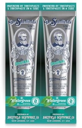 Dr. Sheffield's Fluoride Free Toothpaste, Certified Natural Tooth...