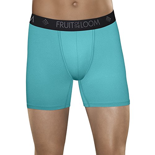 Image of Fruit of the Loom Men's 3-Pack Breathable Long Leg Boxer Brief