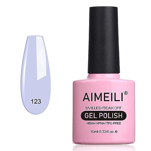 Esmalte de uñas en gel AIMEILI Soak Off UV LED 10ml miniatura 1