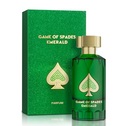 Jo Milano Game of Spades Emerald Parfum Spray | 3.0 oz (88 ml) | Warm, Ginger, Neroli, Clean, Musk,...