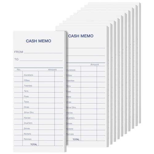 Feuilles de comptage de pièces Eaasty par 1000 pour dépôt bancaire