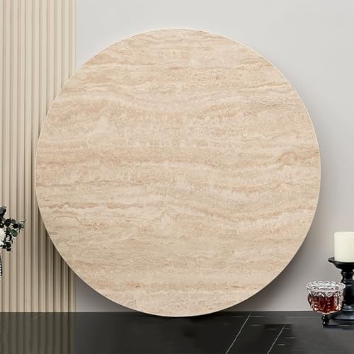 Ybyltcdj �H��p �~�`�^�[���e�[�u�� �Ȃ߂炩�嗝�Ή�]�v���[�g �É� 60-100cm ���@�\�_�C�j���O�e�[�u���T�[�r���O�v���[�g �g���s�v �Ƒ��̏W�܂�A����A�������ɍœK(Beige,60cm(24in))