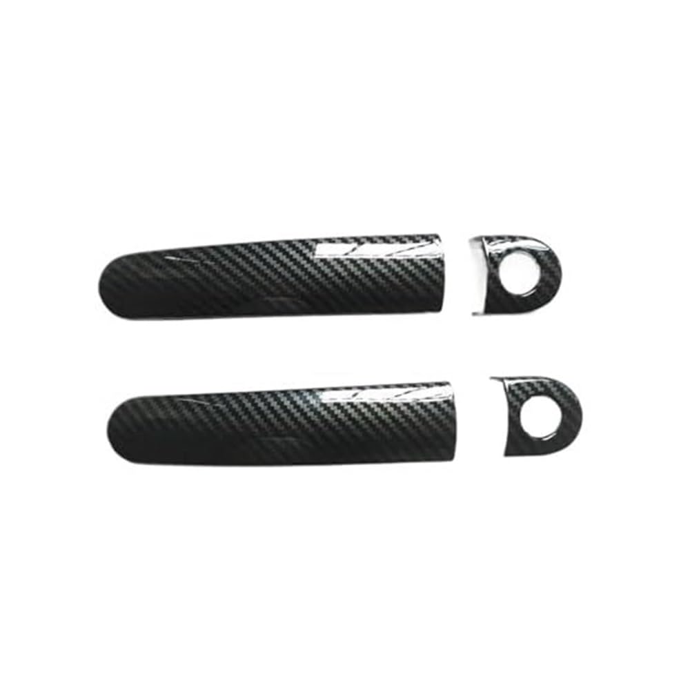 FLBZBLKASL Car Door Handle Cover Trim for SEAT for Ibiza 6J Mk4, 6L Mk3, & for Cupra 2004-2010 Accessories Right Handle