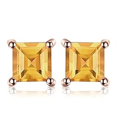 E-Yellow Gold Plated-Citrine