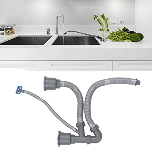Kit de Drenaje para Fregadero Doble de Cocina Horoper miniatura 4