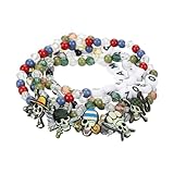 Bioworld One Piece (Live Action) Sanji Nami Usopp Zoro Luffy Character Friendship Bracelets (Set of 5)