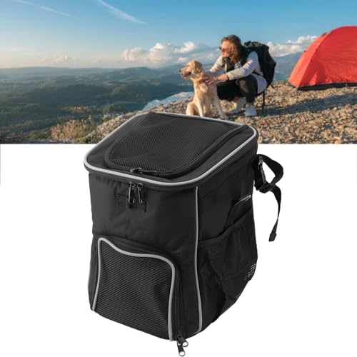 Cesta de Bicicleta para Cães, Mochila Porta-bicicletas Macia e Respirável à Prova D'água Com Alça d