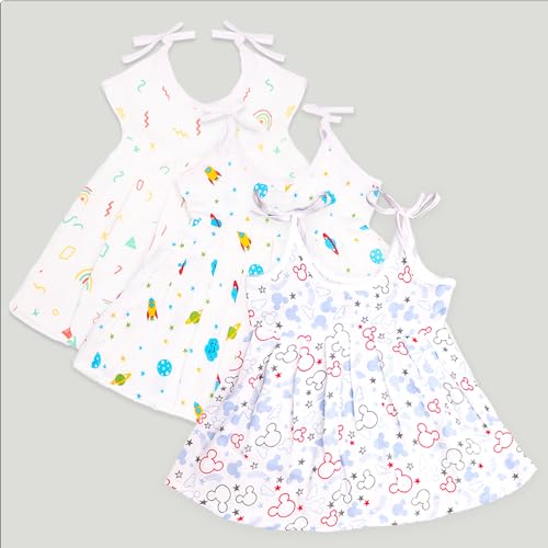 Image of Kidbea Extra Soft Mulmul Cotton Jhabla Cloth for New Born Baby Set