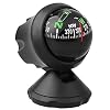 SANON Car Compass Inclinometer Car Guide, Ball Angle Inclinometer Viewfinder Balancer Gauge for Car Vehicle Lake Marine Boat Ship Outdoor Travel