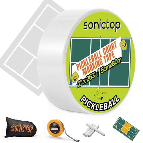 SONICTOP Pickleball Court Tape