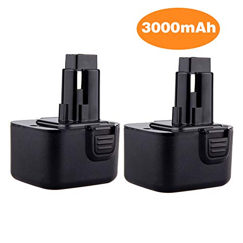 Masione - Batería de repuesto para Dewalt DW9062 DW9061 DW926 DC750KA DW955K DW955 DW926K-2 DW926K (9,6 V)