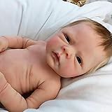 Größe: Die Puppe ist etwa 45-46 cm (von Kopf bis Fuß). Diese Baby-Puppe hat zwei Geschlechter: Junge oder Mädchen, bitte nach Ihren Bedürfnissen bestellen.