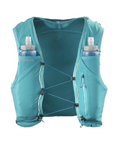 Chaleco de Running Salomon ADV Skin 5 Set Tahitian Multicolor - Marca: Salomon - EAN: 0195751570121 - Talla: XS