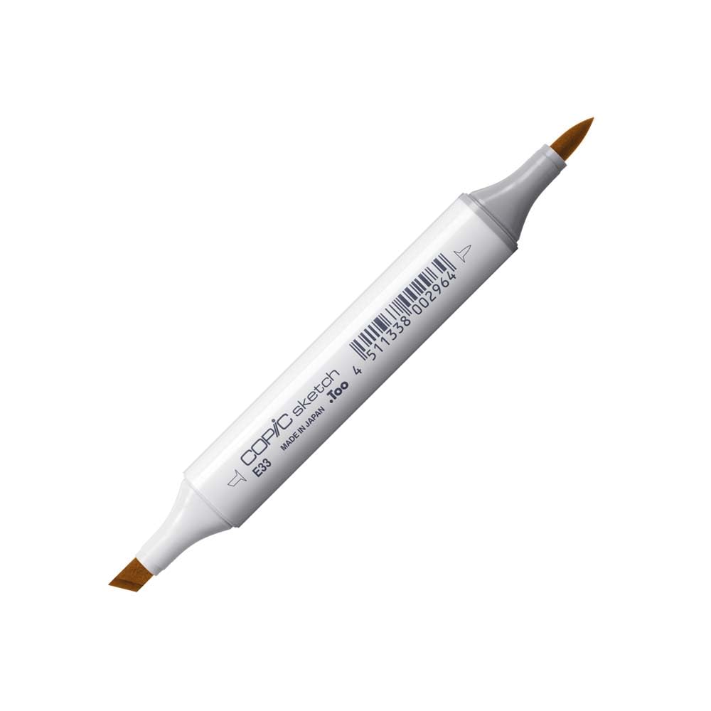 Copic Sketch Marker Pen - E33 - Sand - Refillable Marker Pen