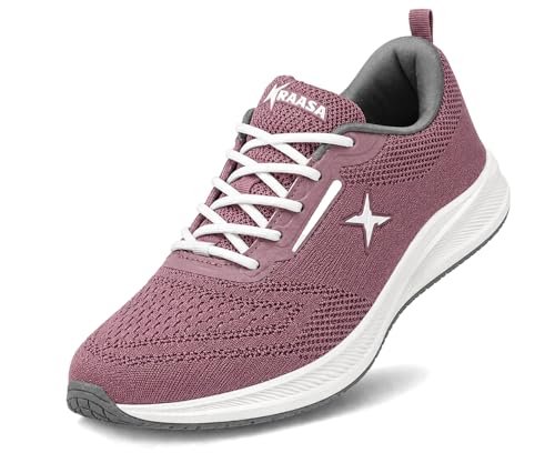Image of Kraasa Men's Running Shoes | Breathable Mesh Upper | Lightweight Phylon Sole | Cushioned EVA Insole | Comfortable Sports & Casual Sneakers for Gym, Walking & Daily Use