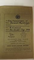 Experimental Foundations of General Psychology by B0007DESYO Book Cover