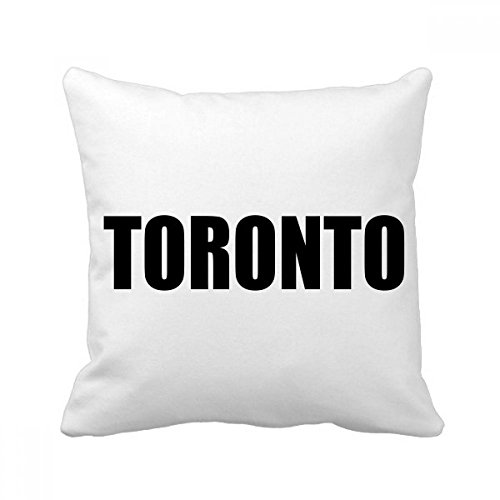 Coussin Toronto Canada 40x40 cm décoratif multicolore pour canapé salon