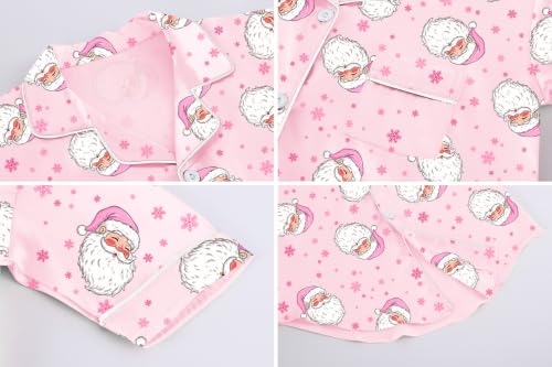 Image of Schbbbta Girls & Women Silk Nightgown, Short Sleeve Button Down Satin Nightshirt Pajama House Dress, 3 Years- Women 2XL