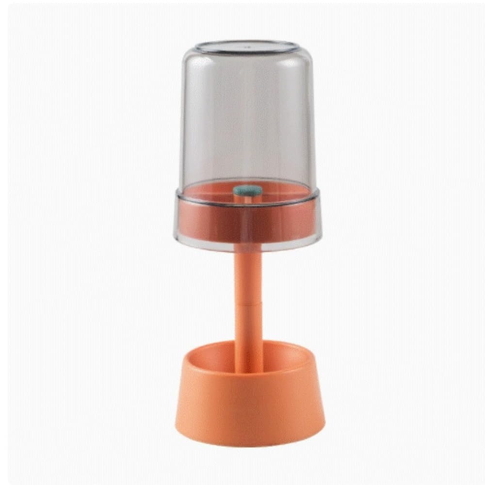 Organizador Cepillos De Dientes Este Soporte For Cepillos De Dientes con Tapa For Taza Tiene Cuatro Ranuras Y También Puede Almacenar Pasta Accesorios De Baño(Oranje)