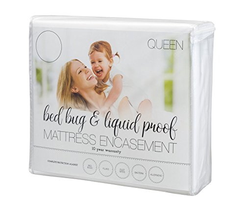 Simply Soft Bed Bug Mattress Protector, Queen, White #TOP3