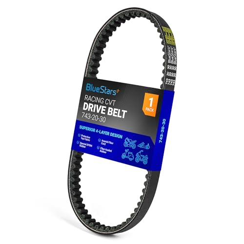 BlueStars Durable 743-20-30 Racing CVT Drive Belt - Compatible with