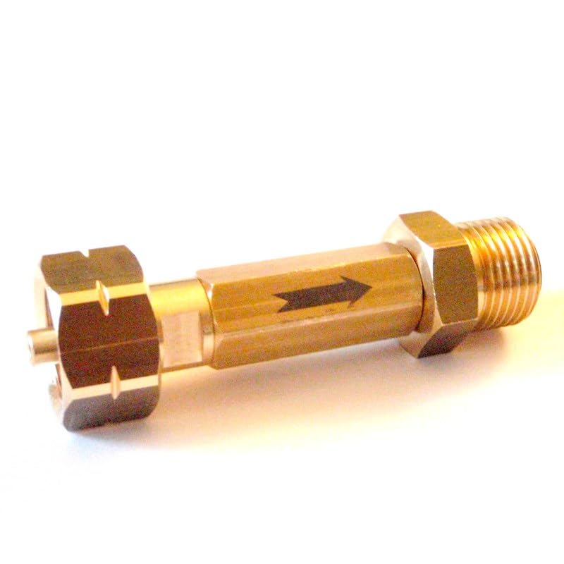 Sicherheitsventil Rückschlagventil Einwegventil für 11kg Gasflasche W21.8x1/14 LH :: LPG Flüssiggas Propangas Butan Flasche Adapter :: Wohnwagen Wohnmobil Caravan Camper Gabelstapler Gasgrill Hasherd