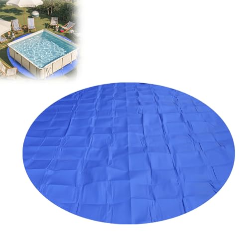 Round Pool Liner Pad for Above Ground Pools 96in to 177in Heavy Duty Under Floor Puncture Material Easy Installation Pond Tarp Ground from Nails Stones (360x360x1cm)