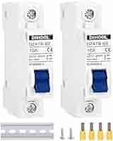 Interruttore Magnetotermico CC 2P 80A - Per Impianti Solari, Batterie, Inverter E Sistemi Fotovoltaici 12-48V - Foto 3