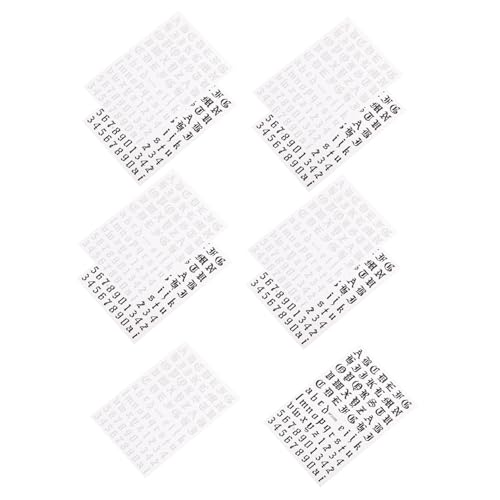 MOTHNUR 5 Juegos arte de uñas pegatinas Clavos números de uñas pegatinas letras pegatinas adhesivos para uñas pegatinas para uñas decoración de uñas femenina calcomanías de arte de uñas