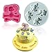 Mity rain Elephant Chocolate mold - 3D Elephant Silicone Cake Fondant Mold for Cupcake Topper Candy Cake Lace Baby Shower Decoration Party Supplies