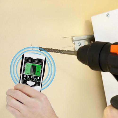 Detector de escáner de pared con alarma sonora para cables y metal 7