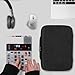 GEEKRIA Hard Shell Travel Case Compatible with Teenage Engineering EP-133 K.O. II/EP-1320/ EP-40 Riddim Reggae Sampler, Audio Sampler Carrying Bag (Dark Gray)