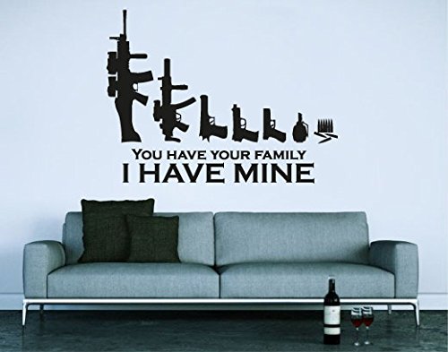 CreativeWallDecals Wall Decal Vinyl Sticker Decals Art Decor Sign The Gun Family Collection Gift Mans Father Hunter Army Weapon Sniper Rifle Bedroom (r1151) CreativeWallDecals Wall Decal Vinyl Sticker Decals Art Decor Sign The Gun Family Collection Gift Mans Father Hunter Army Weapon Sniper Rifle Bedroom (r1151)
