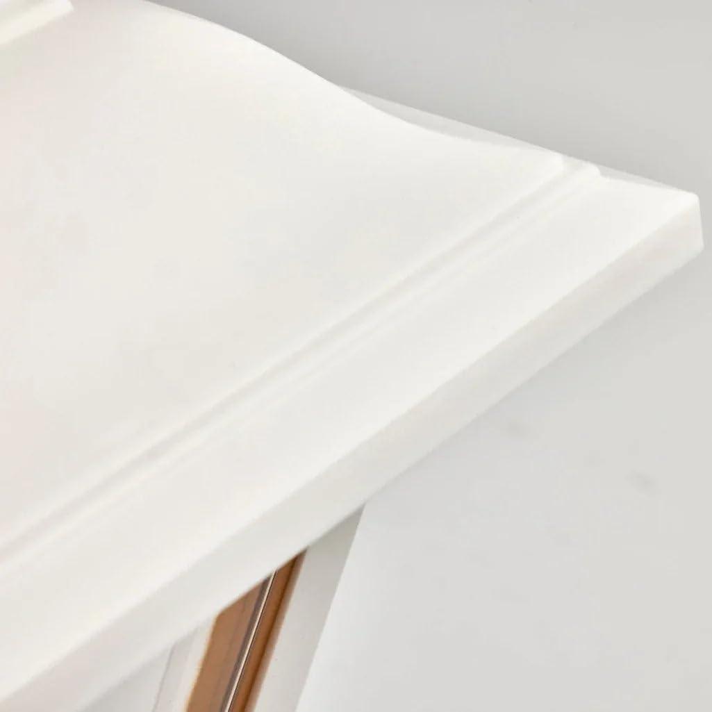 Nuvo SF77/899 Coach Post Lantern with Acrylic Panels, White