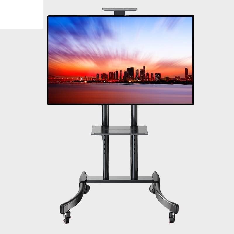 Mobile TV Cart Lifting 32"-65" LED LCD Plasma TV Trolley Stand Super Quality Plasma Floor Mount with AV(Without Tray)