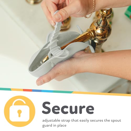 Image of Nuby Bathtub Safety Spout Guard - Compatible with Most Standard Faucets - Bath Toys - Shark