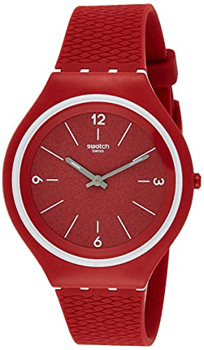 Preisvergleich Produktbild Swatch Unisex Erwachsene Analog Quarz Uhr mit Silikon Armband SVUR101