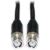 CNE40803 12-Feet BNC RG59/U Coaxial Cable, BNC Male, Black