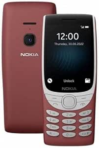 Nokia 8210 4G DS - Klassiker In Rot, Ohne Headset