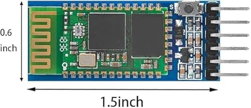 3 Stück Bluetooth HC Modul 05 Transceiver RF Wireless TTL Serie kompatibel mit Arduino und Raspberry Pi