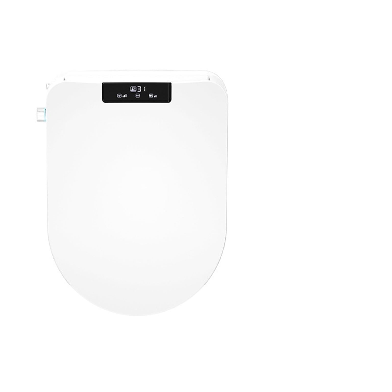 Tavoletta Wc Sedile bidet automatico con funzione di riscaldamento, sedile WC intelligente universale a forma di U e D(49cm Automatic cover,110V-130V)