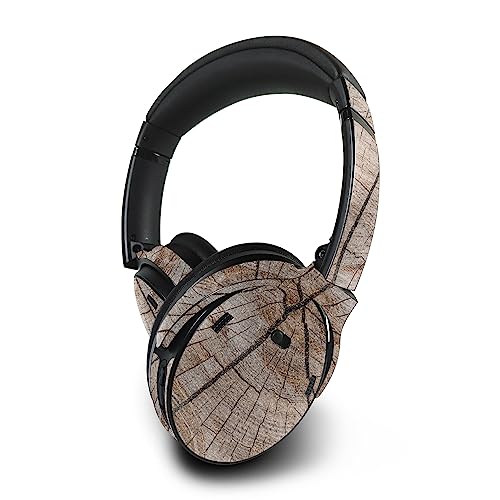 Image of MightySkins Glossy Glitter Skin Compatible with Bose QuietComfort 45 Headphones Tree Rings | Protective, Durable High-Gloss Glitter Finish | Easy to Apply | Made in The USA