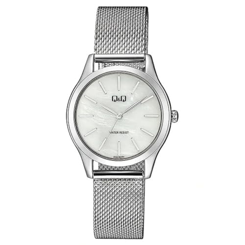 Q&Q Orologio Q02A-001PY, Argento, Cinturino-image