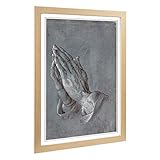 Keine Montage, fertig zum Aufhängen: Wir haben den harten Teil aus der Freude am Dekorieren genommen. Einfach Ihre aufgehängte Wandkunst mit einem befestigten Sägezahn-Aufhänger, platzieren Sie einen Nagel in die Wand und platzieren Sie ihn in die Position.