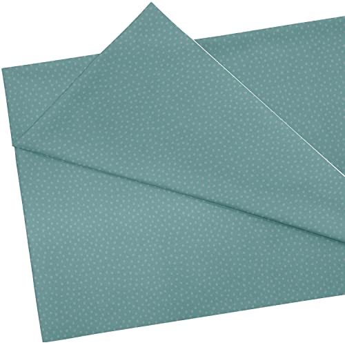Teacher Created Resources Calming Blue Dots Creative Class Fabric for Classroom Bulletin Boards, Pillows, Curtains, and Crafts