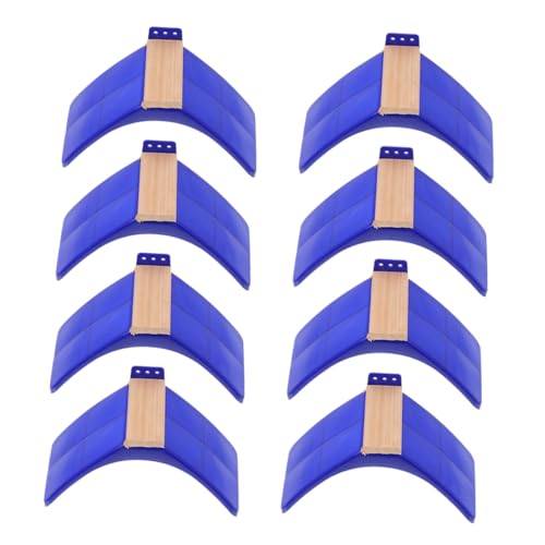 TOYANDONA 8 Stück Taubenstangen Kunststoff Großer Vogelsitzständer für Papageien und Wellensittiche Sicherer Spiel und Schlafplatz für Vogelkäfige